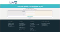 Desktop Screenshot of console.silicontravel.com